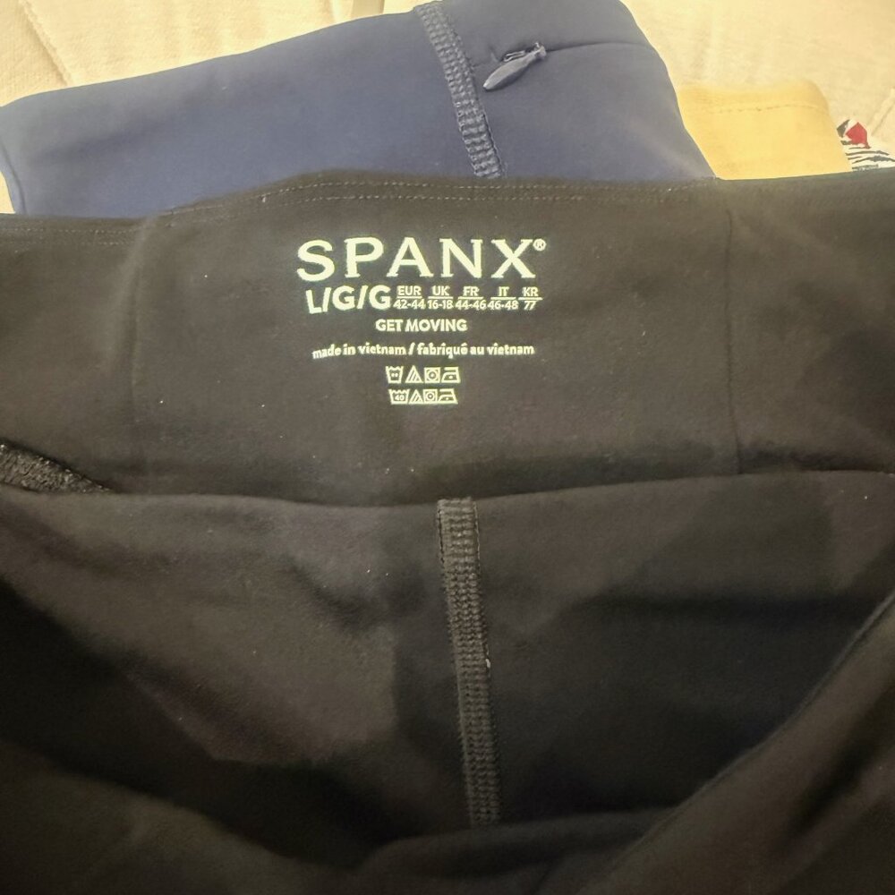 SPANX Black Get Moving Skort, Size L, EUC - Picture 3 of 3